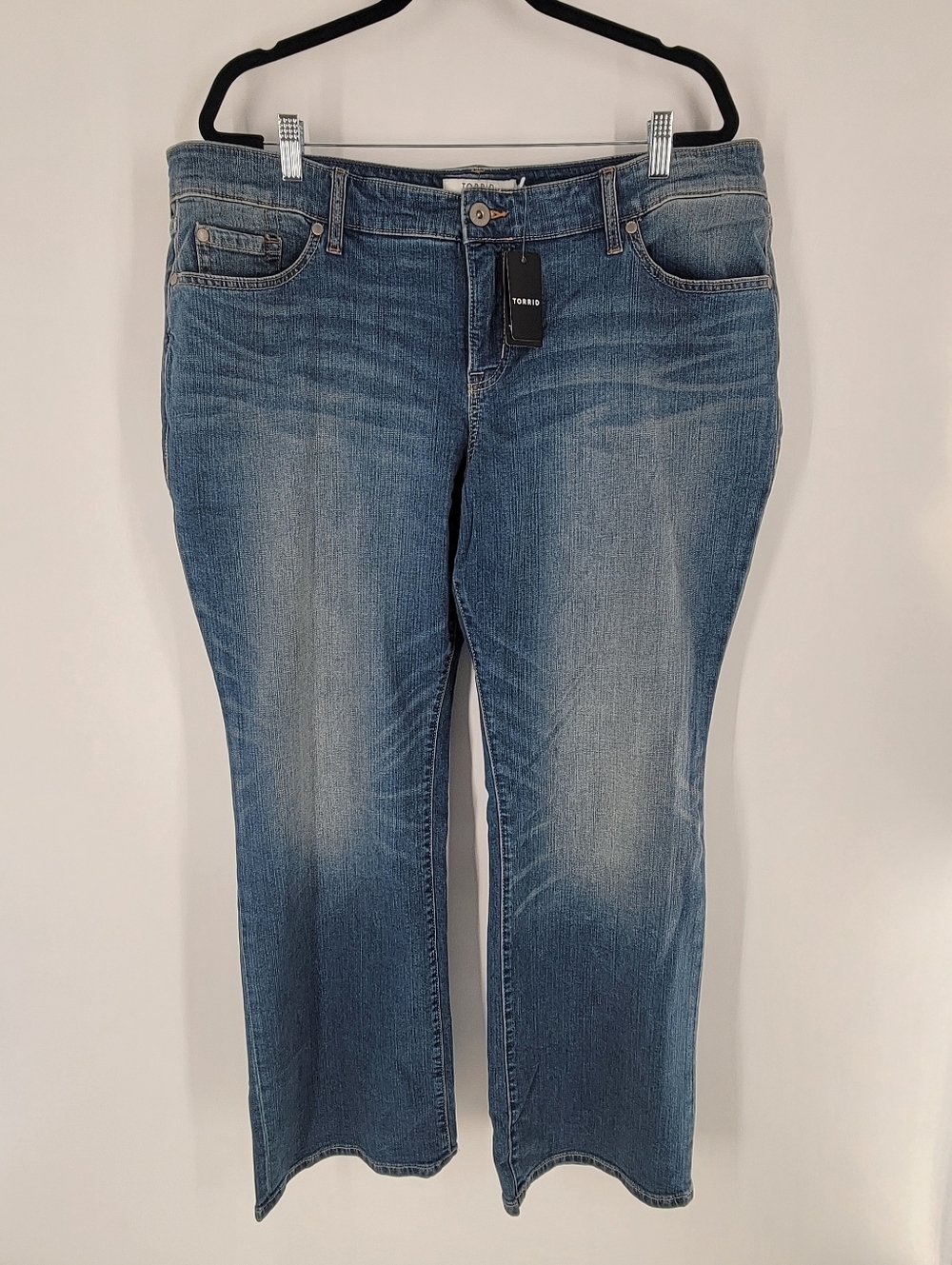 Torrid Wide-Leg Jeans in Mid Blue Wash Size 20S